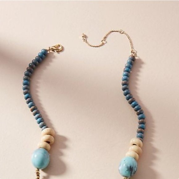 🌹3XHP🌹 Azure Sky Bib Necklace NWT - Picture 3 of 4